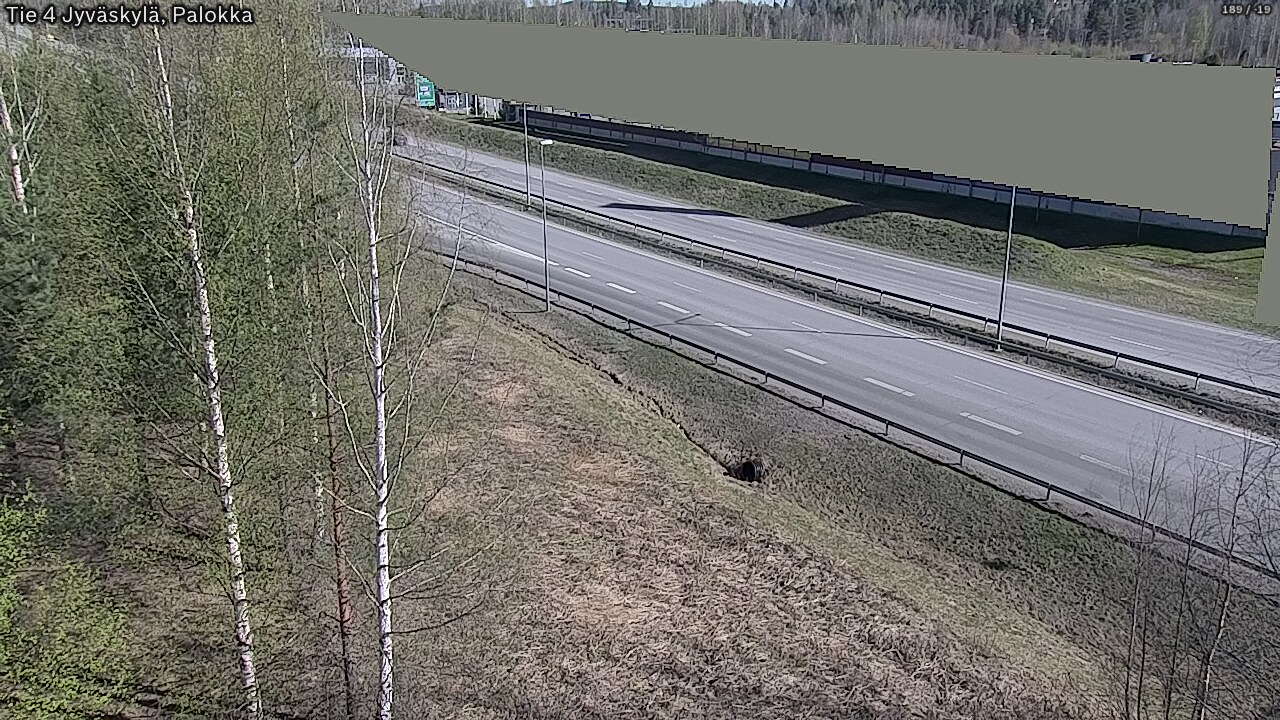 Weather Camera Image Road 4 Jyväskylä, Palokka, Jyväskylä, Keski-Suomi