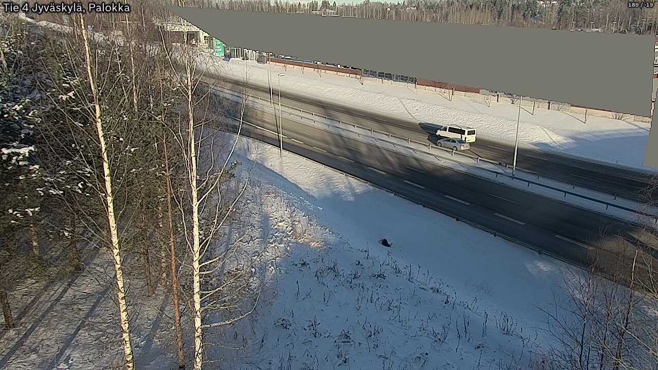 Weather Camera Image Väg 4 Jyväskylä, Palokka, Jyväskylä, Keski-Suomi