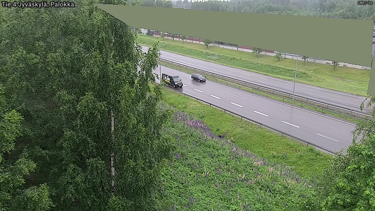 Weather Camera Image Road 4 Jyväskylä, Palokka, Jyväskylä, Keski-Suomi