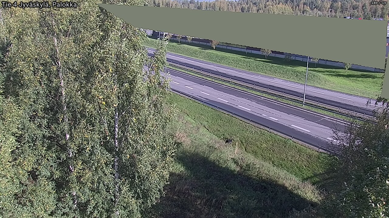 Weather Camera Image Road 4 Jyväskylä, Palokka, Jyväskylä, Keski-Suomi