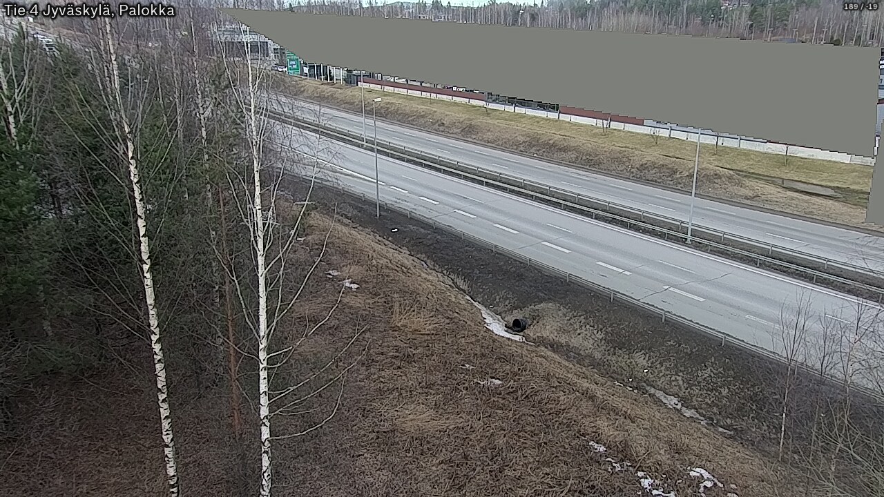 Weather Camera Image Road 4 Jyväskylä, Palokka, Jyväskylä, Keski-Suomi