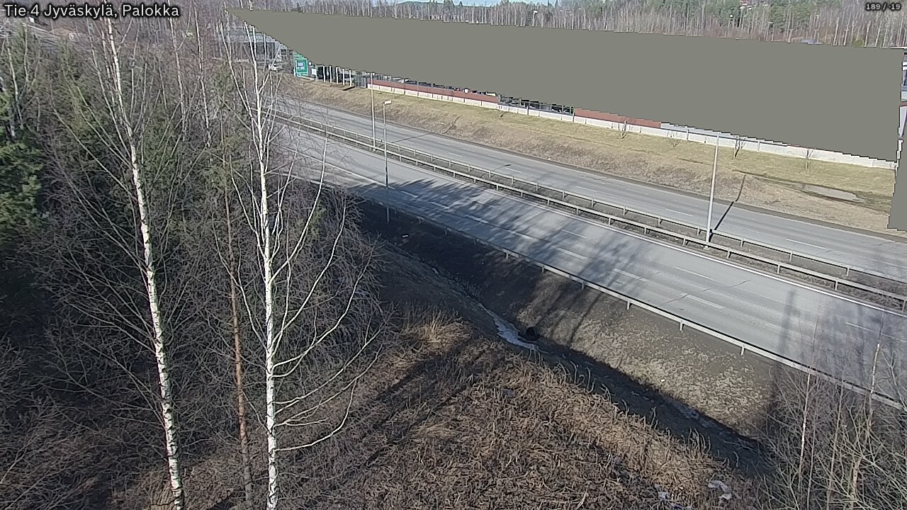 Weather Camera Image Road 4 Jyväskylä, Palokka, Jyväskylä, Keski-Suomi