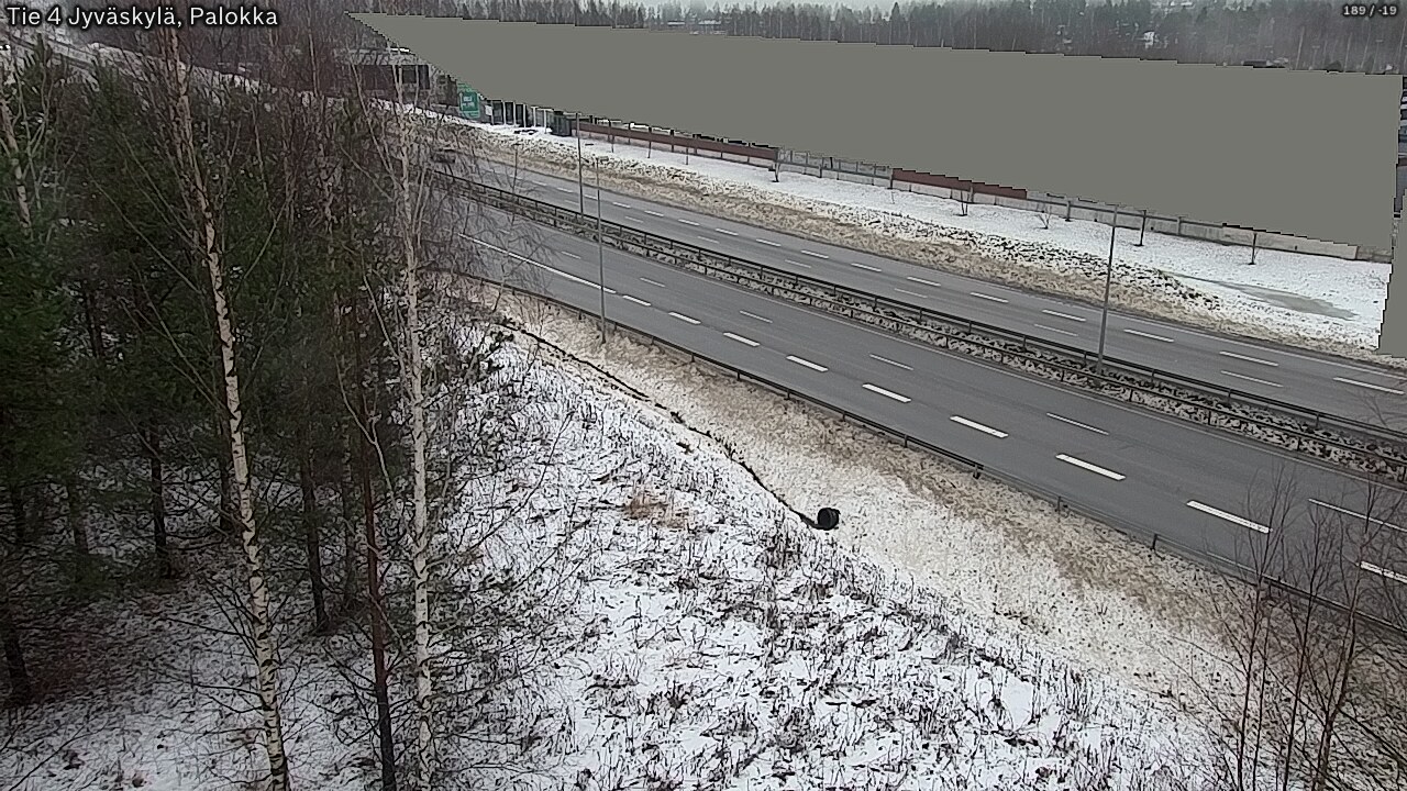 Weather Camera Image Väg 4 Jyväskylä, Palokka, Jyväskylä, Keski-Suomi