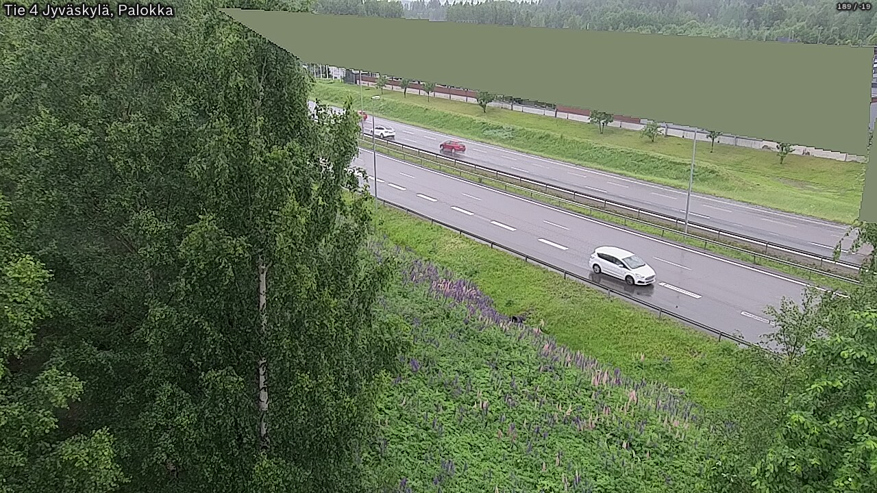 Weather Camera Image Road 4 Jyväskylä, Palokka, Jyväskylä, Keski-Suomi