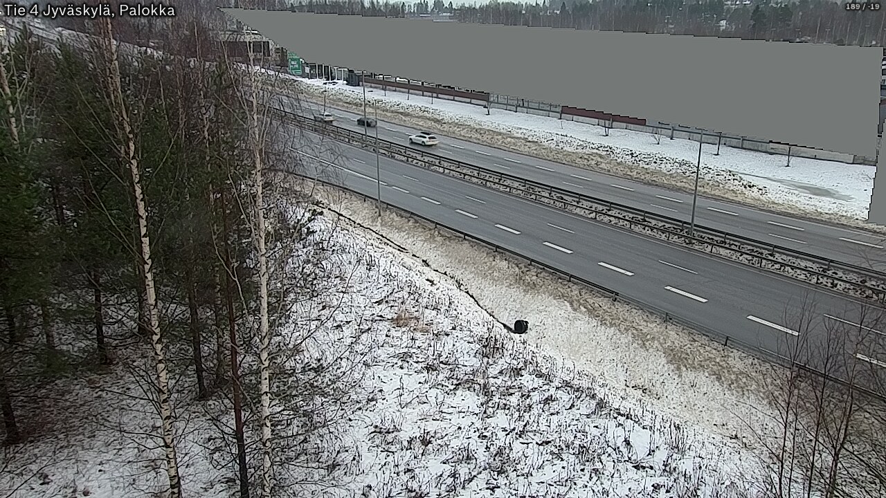 Weather Camera Image Väg 4 Jyväskylä, Palokka, Jyväskylä, Keski-Suomi