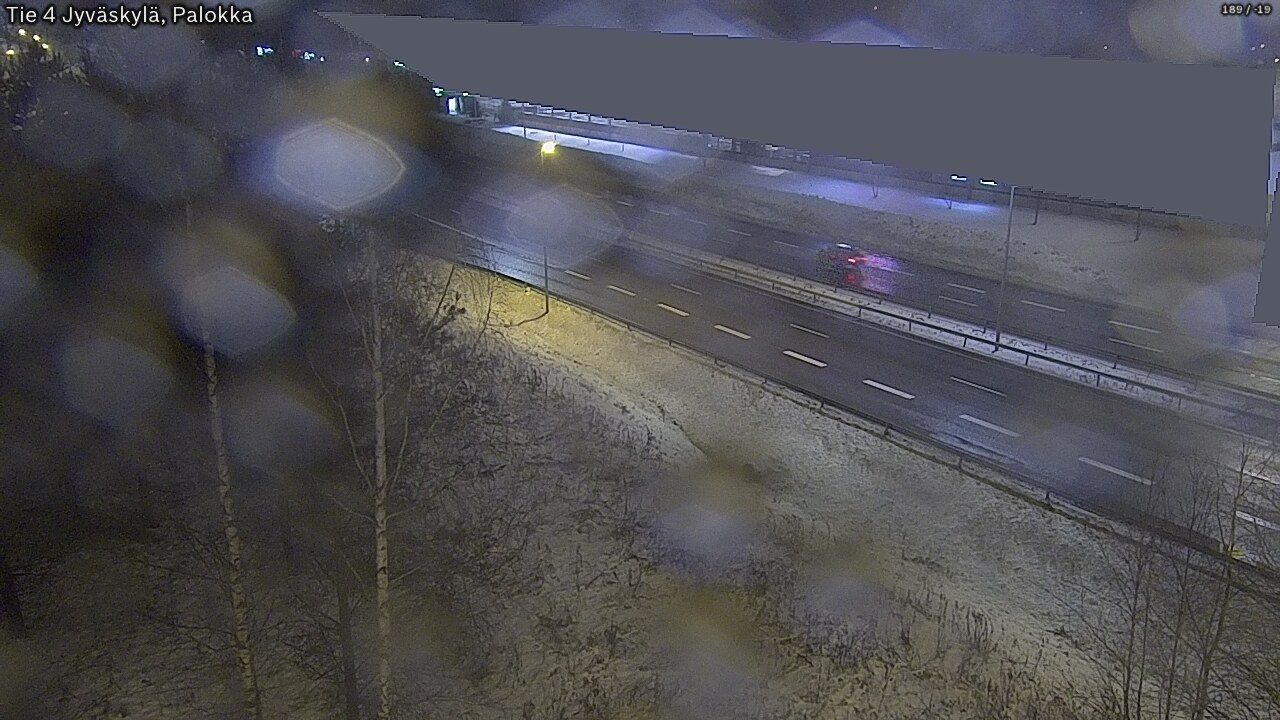 Weather Camera Image Väg 4 Jyväskylä, Palokka, Jyväskylä, Keski-Suomi