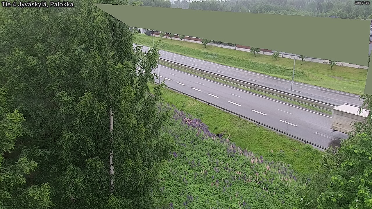Weather Camera Image Väg 4 Jyväskylä, Palokka, Jyväskylä, Keski-Suomi