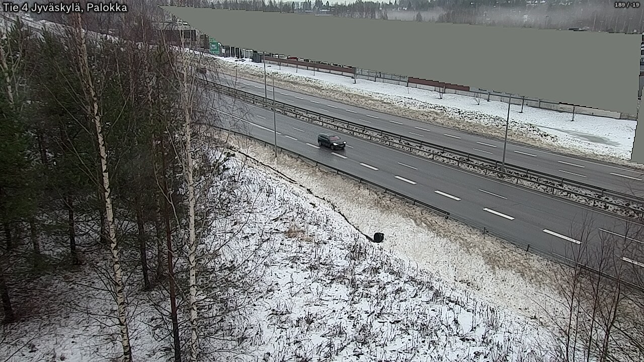 Weather Camera Image Väg 4 Jyväskylä, Palokka, Jyväskylä, Keski-Suomi