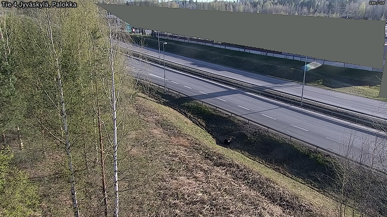 Weather Camera Image Road 4 Jyväskylä, Palokka, Jyväskylä, Keski-Suomi