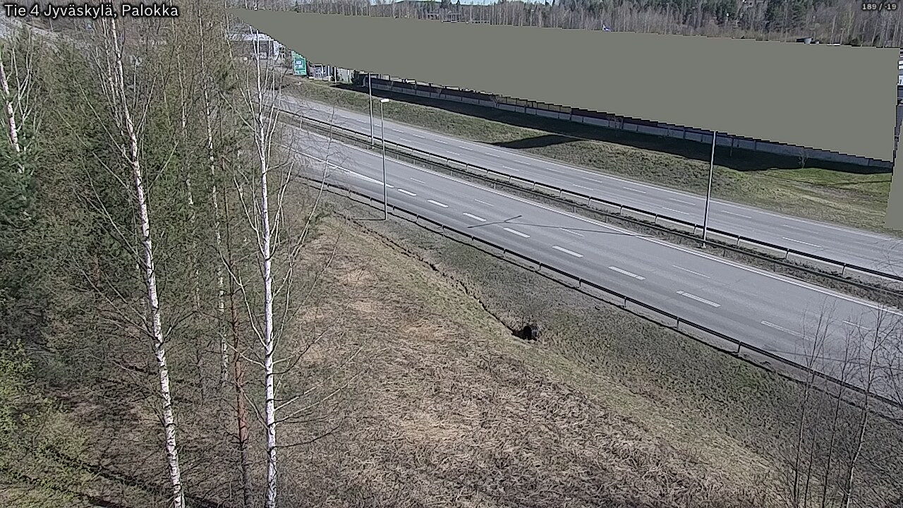 Weather Camera Image Väg 4 Jyväskylä, Palokka, Jyväskylä, Keski-Suomi