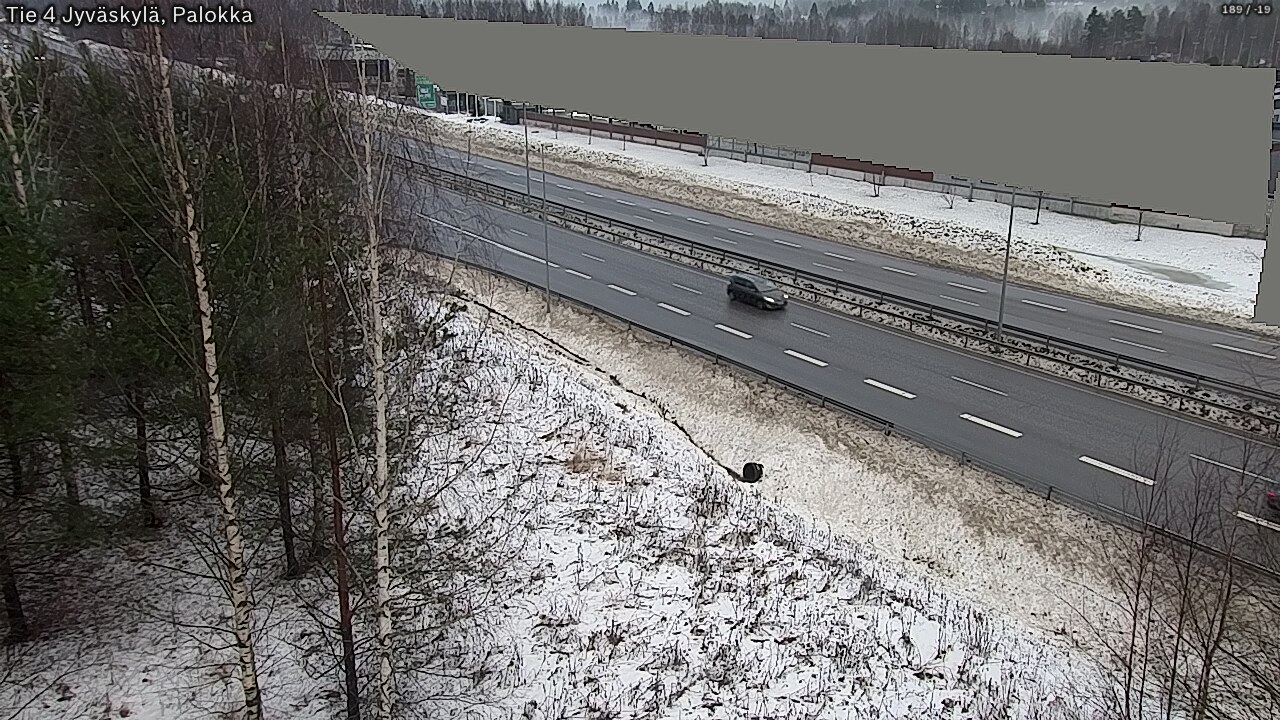 Weather Camera Image Väg 4 Jyväskylä, Palokka, Jyväskylä, Keski-Suomi