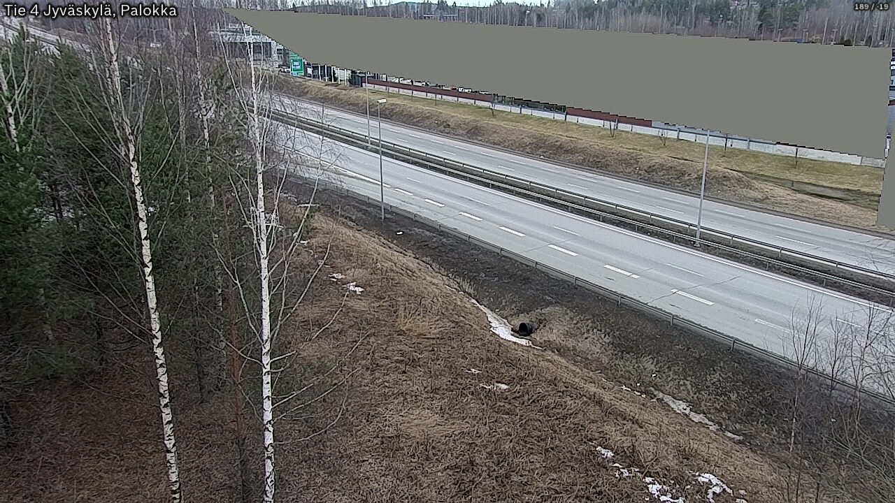 Weather Camera Image Väg 4 Jyväskylä, Palokka, Jyväskylä, Keski-Suomi