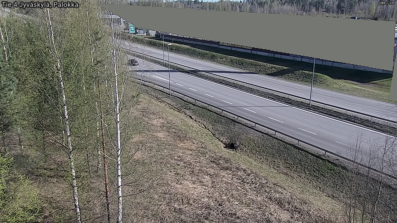 Weather Camera Image Road 4 Jyväskylä, Palokka, Jyväskylä, Keski-Suomi