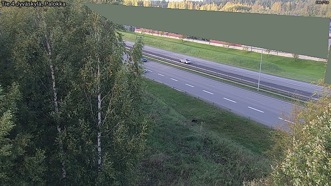Weather Camera Image Road 4 Jyväskylä, Palokka, Jyväskylä, Keski-Suomi