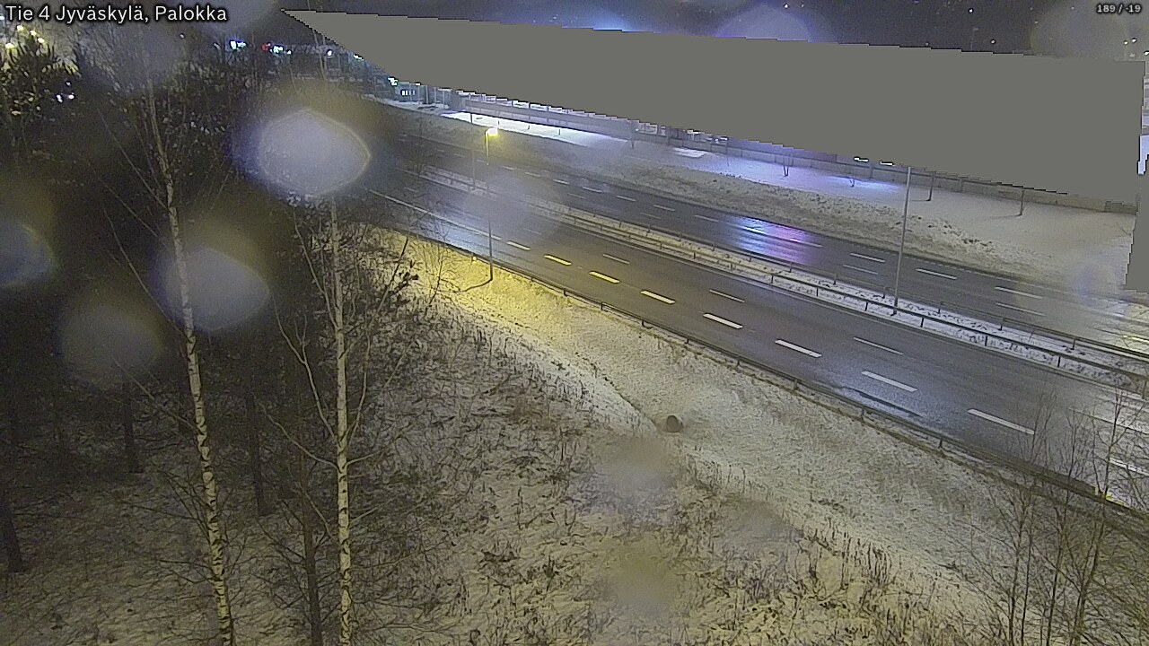 Weather Camera Image Väg 4 Jyväskylä, Palokka, Jyväskylä, Keski-Suomi
