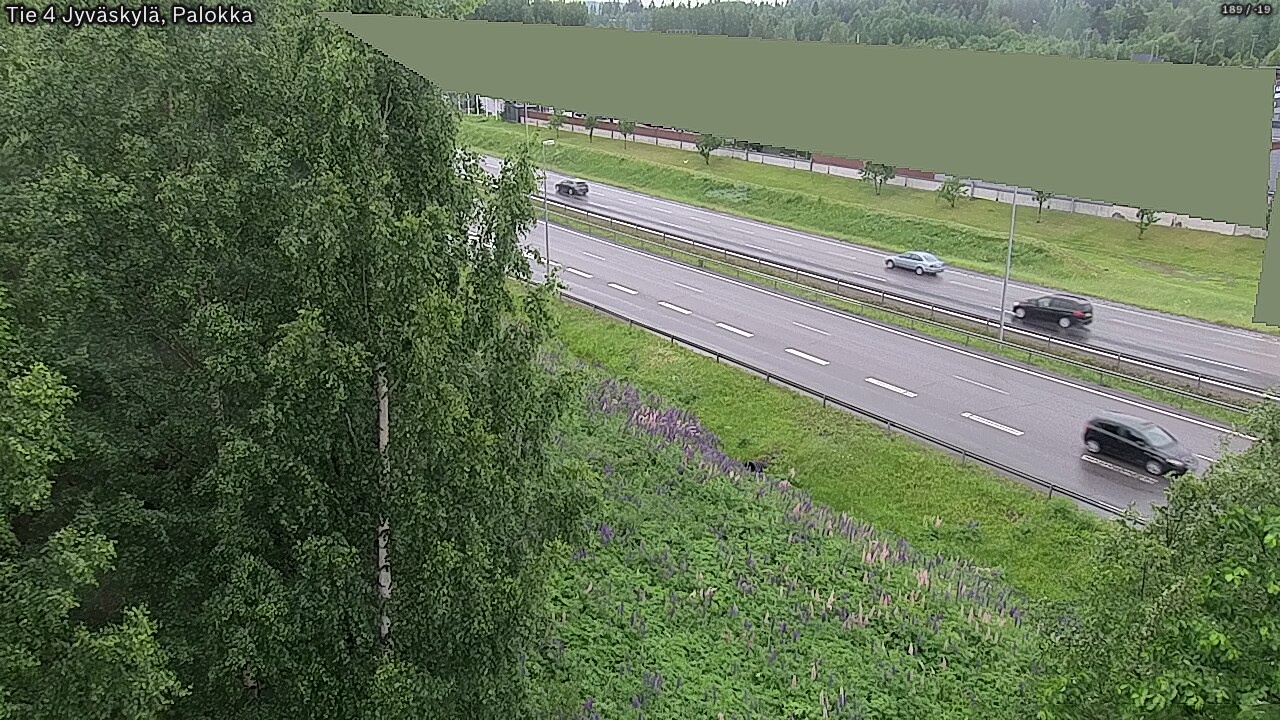 Weather Camera Image Road 4 Jyväskylä, Palokka, Jyväskylä, Keski-Suomi