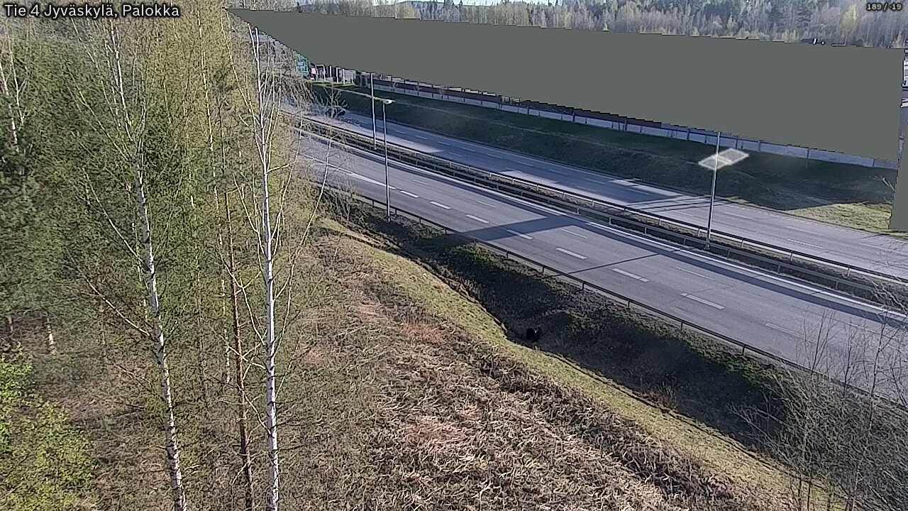 Weather Camera Image Road 4 Jyväskylä, Palokka, Jyväskylä, Keski-Suomi