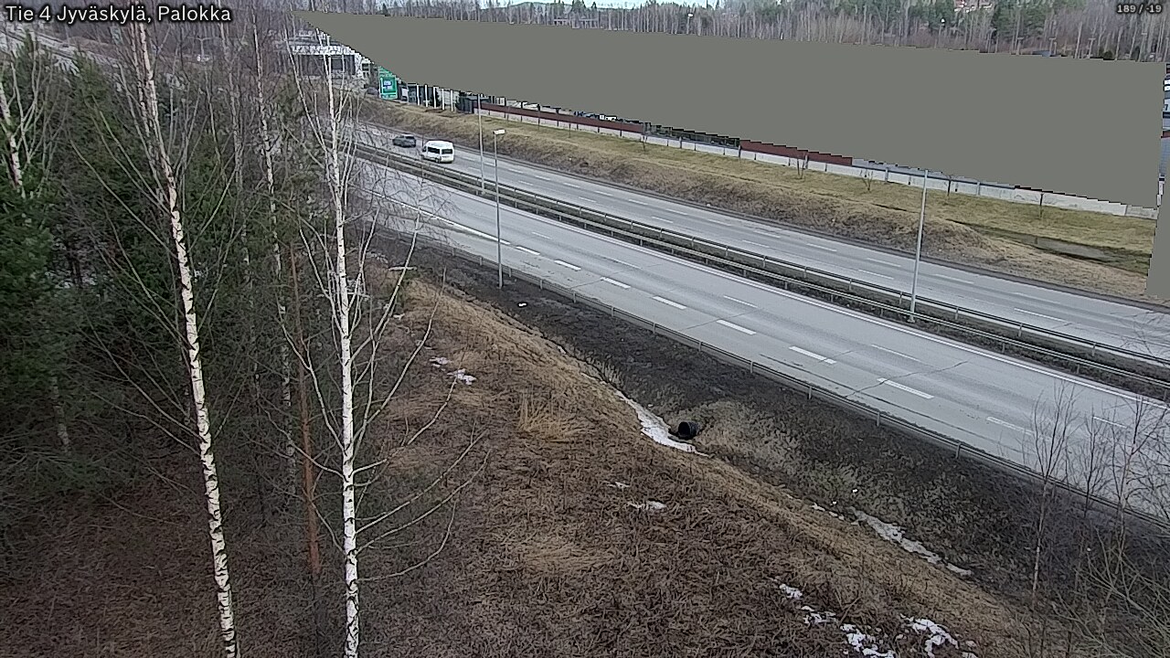 Weather Camera Image Väg 4 Jyväskylä, Palokka, Jyväskylä, Keski-Suomi