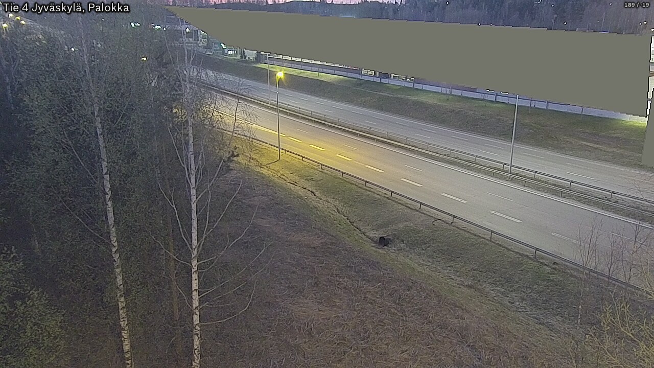 Weather Camera Image Väg 4 Jyväskylä, Palokka, Jyväskylä, Keski-Suomi