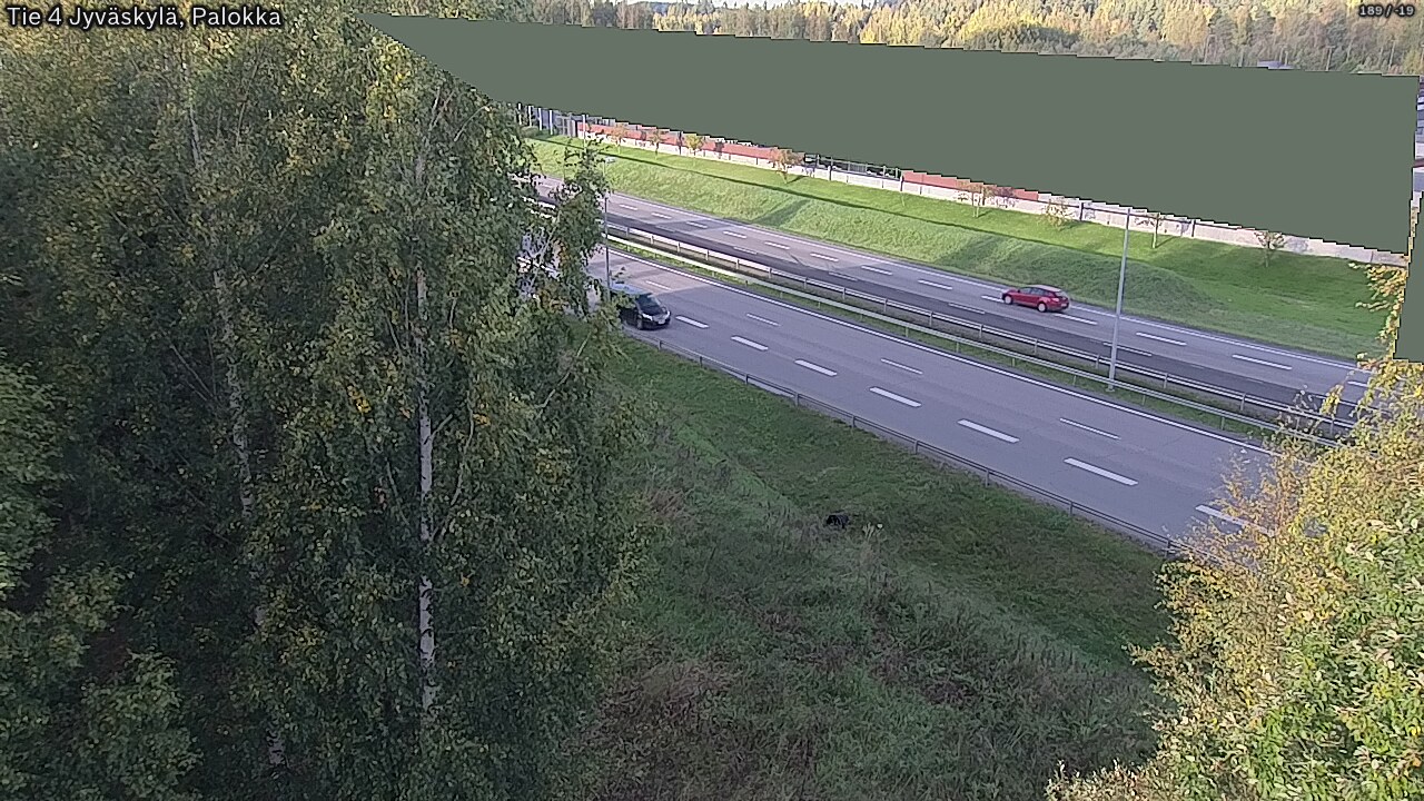 Weather Camera Image Road 4 Jyväskylä, Palokka, Jyväskylä, Keski-Suomi