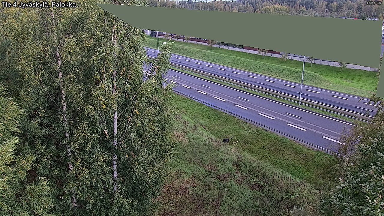Weather Camera Image Road 4 Jyväskylä, Palokka, Jyväskylä, Keski-Suomi