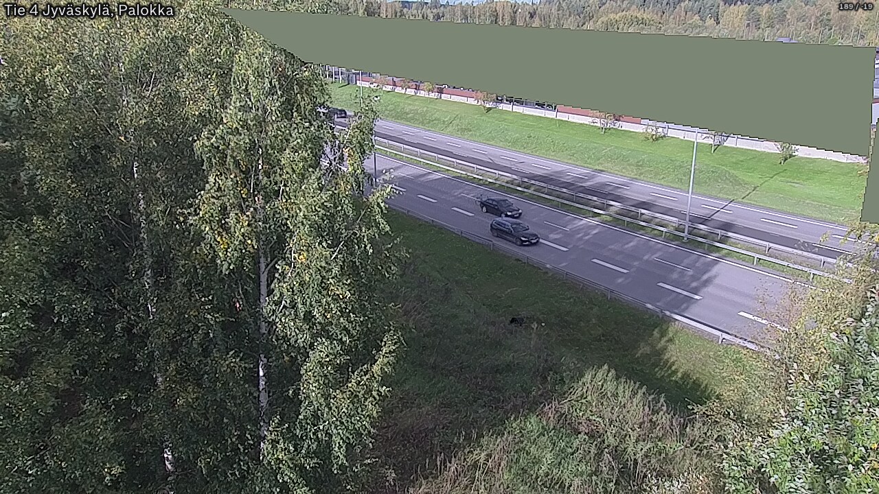 Weather Camera Image Road 4 Jyväskylä, Palokka, Jyväskylä, Keski-Suomi