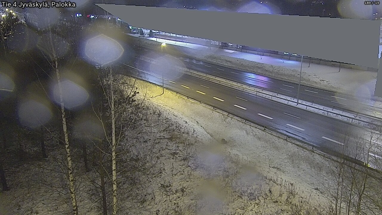 Weather Camera Image Väg 4 Jyväskylä, Palokka, Jyväskylä, Keski-Suomi