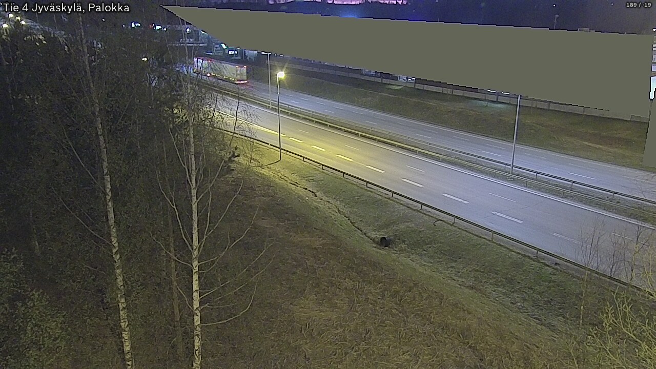 Weather Camera Image Väg 4 Jyväskylä, Palokka, Jyväskylä, Keski-Suomi
