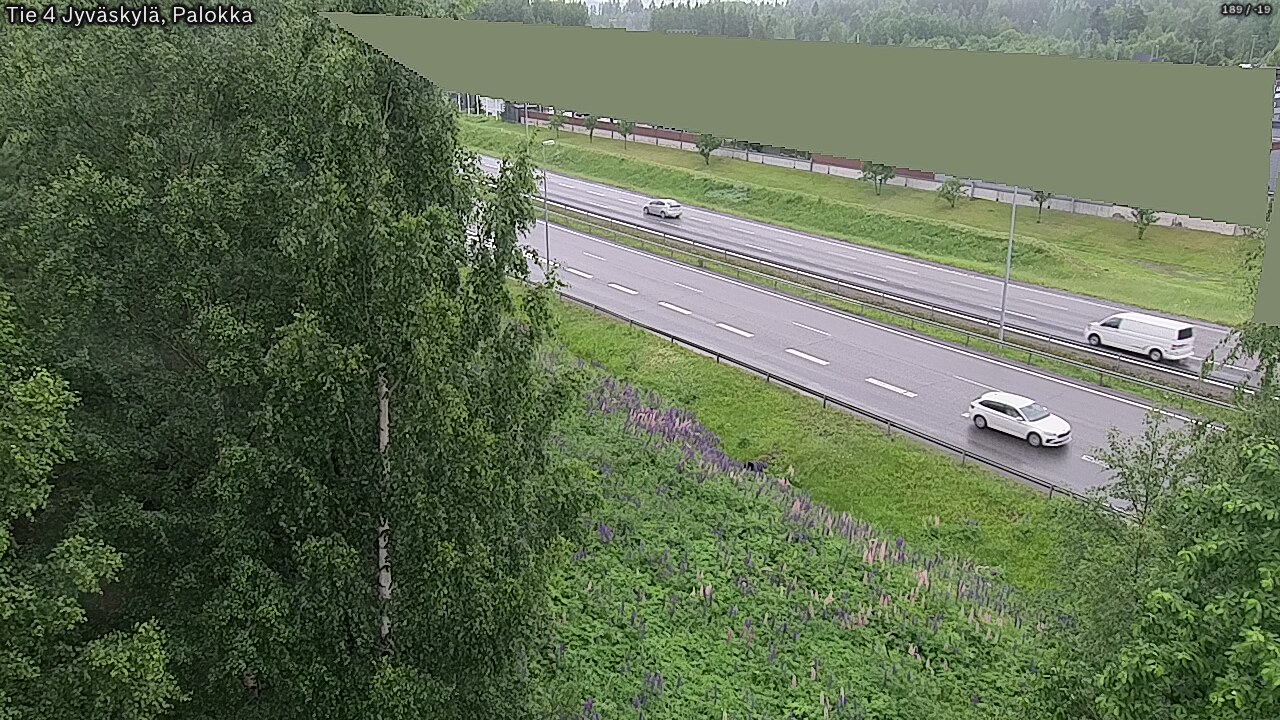 Weather Camera Image Väg 4 Jyväskylä, Palokka, Jyväskylä, Keski-Suomi