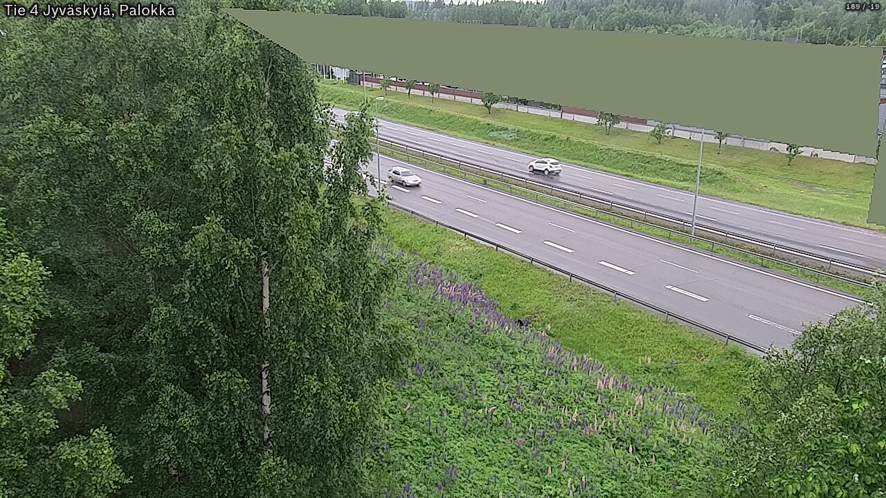 Weather Camera Image Road 4 Jyväskylä, Palokka, Jyväskylä, Keski-Suomi