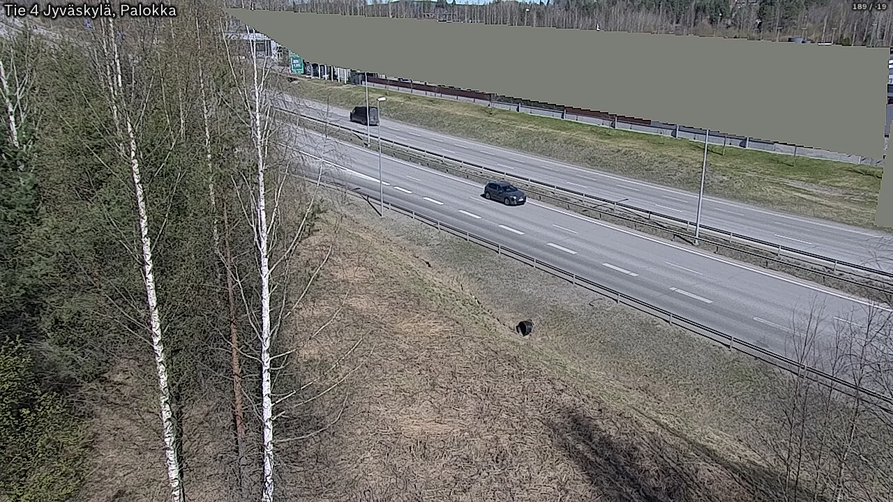 Weather Camera Image Väg 4 Jyväskylä, Palokka, Jyväskylä, Keski-Suomi