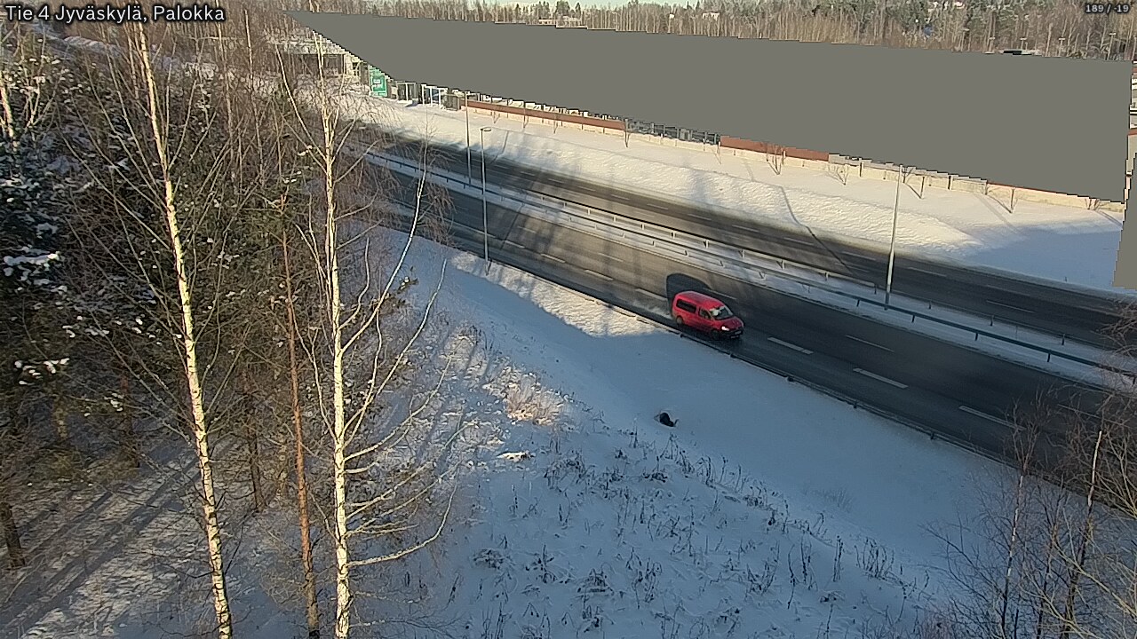 Weather Camera Image Väg 4 Jyväskylä, Palokka, Jyväskylä, Keski-Suomi