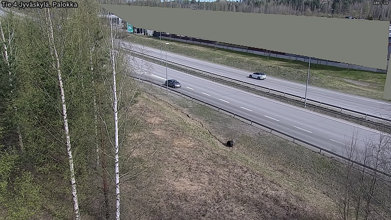 Weather Camera Image Road 4 Jyväskylä, Palokka, Jyväskylä, Keski-Suomi