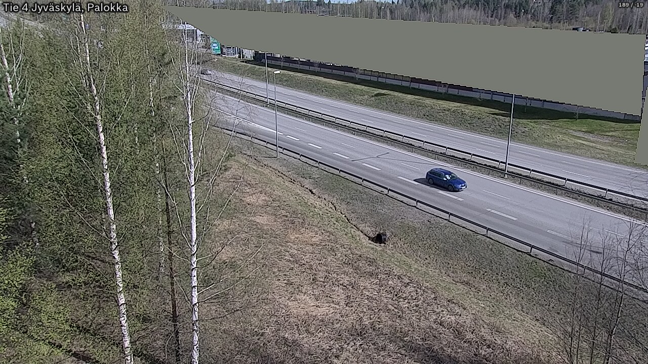Weather Camera Image Road 4 Jyväskylä, Palokka, Jyväskylä, Keski-Suomi