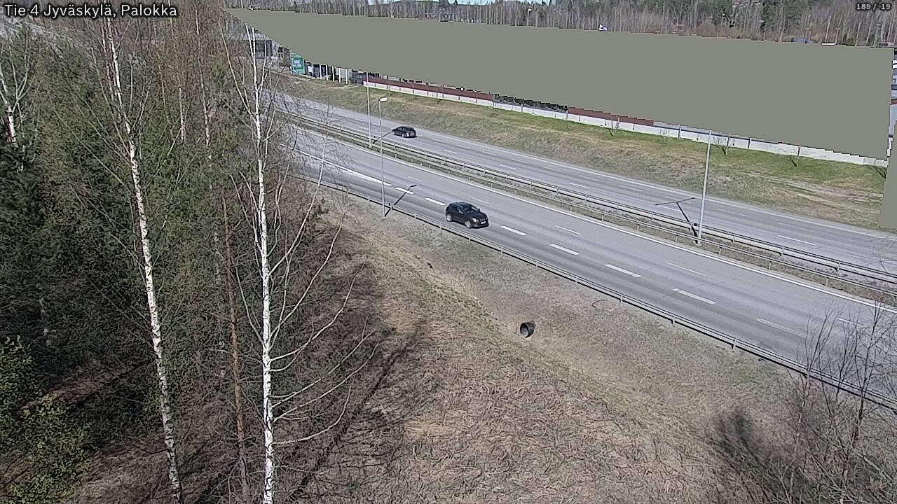 Weather Camera Image Väg 4 Jyväskylä, Palokka, Jyväskylä, Keski-Suomi