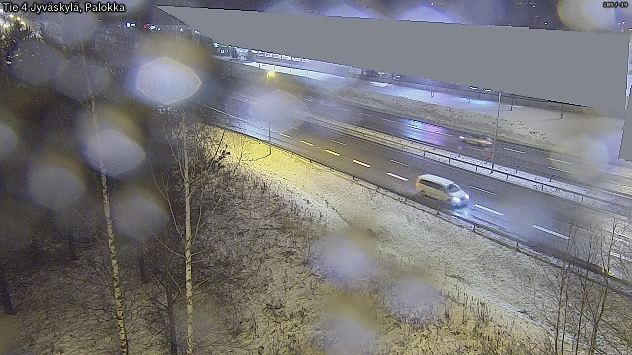Weather Camera Image Väg 4 Jyväskylä, Palokka, Jyväskylä, Keski-Suomi