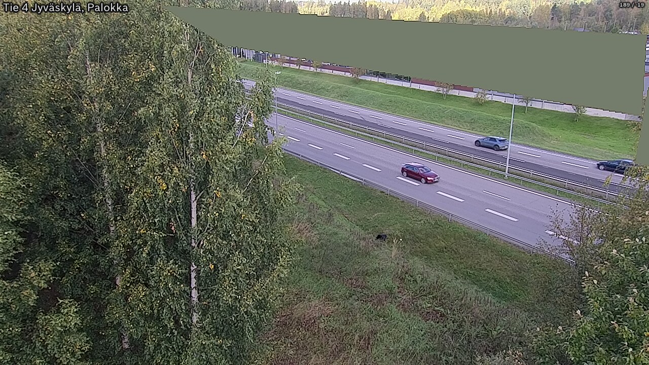 Weather Camera Image Road 4 Jyväskylä, Palokka, Jyväskylä, Keski-Suomi
