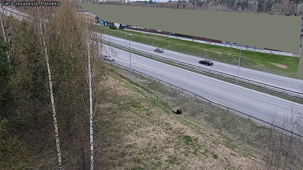 Weather Camera Image Road 4 Jyväskylä, Palokka, Jyväskylä, Keski-Suomi
