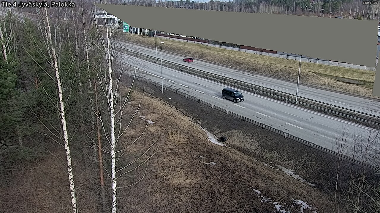 Weather Camera Image Väg 4 Jyväskylä, Palokka, Jyväskylä, Keski-Suomi