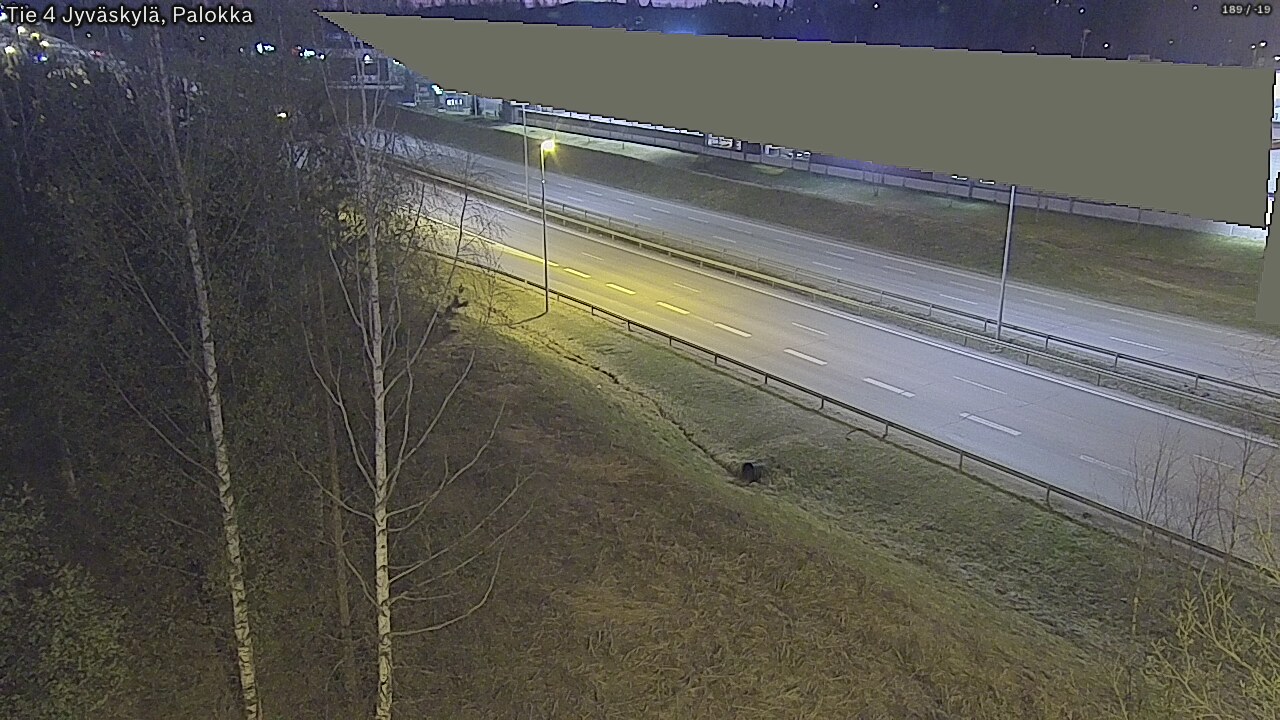 Weather Camera Image Väg 4 Jyväskylä, Palokka, Jyväskylä, Keski-Suomi