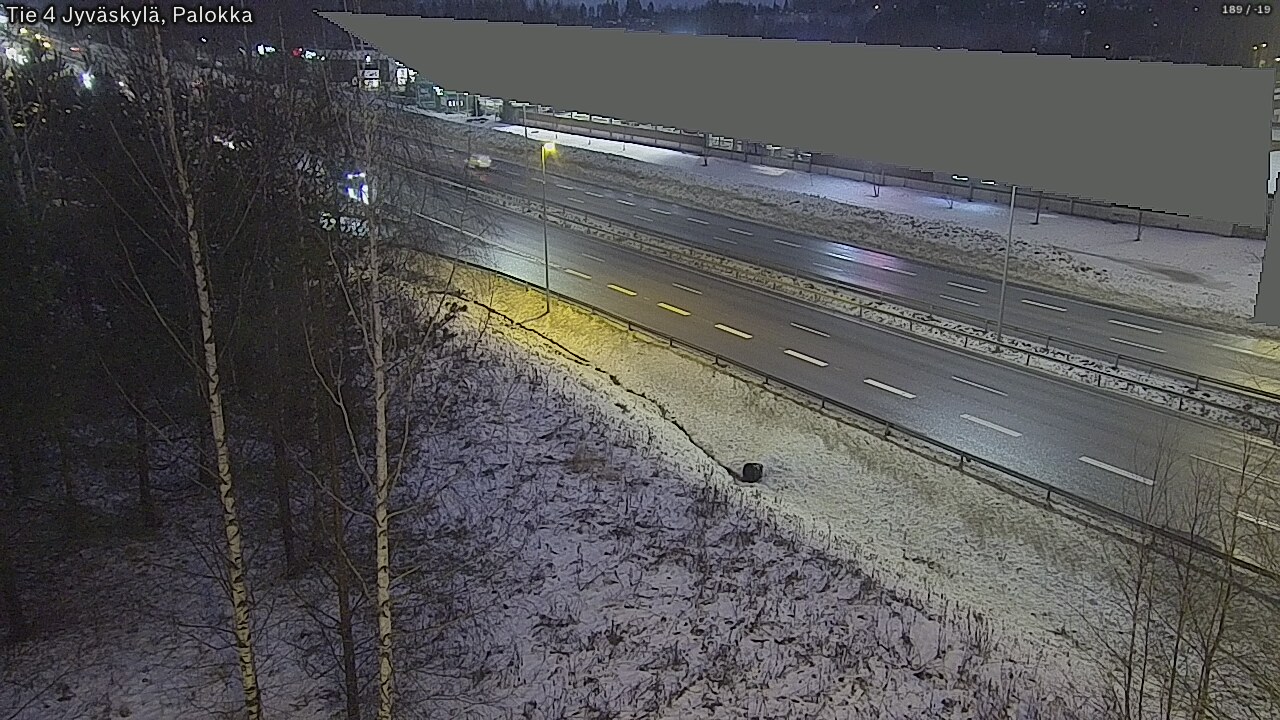Weather Camera Image Väg 4 Jyväskylä, Palokka, Jyväskylä, Keski-Suomi