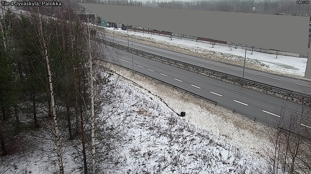 Weather Camera Image Väg 4 Jyväskylä, Palokka, Jyväskylä, Keski-Suomi