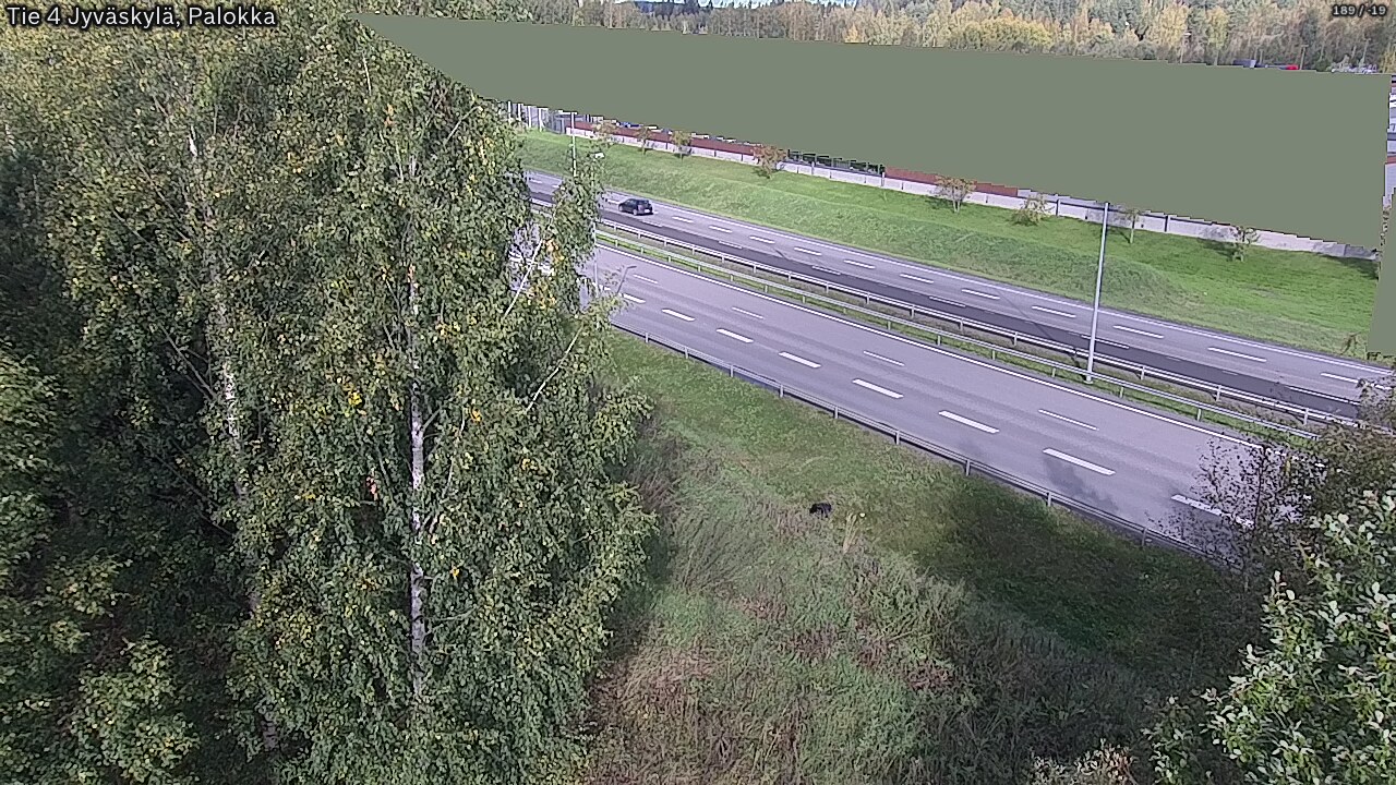Weather Camera Image Road 4 Jyväskylä, Palokka, Jyväskylä, Keski-Suomi