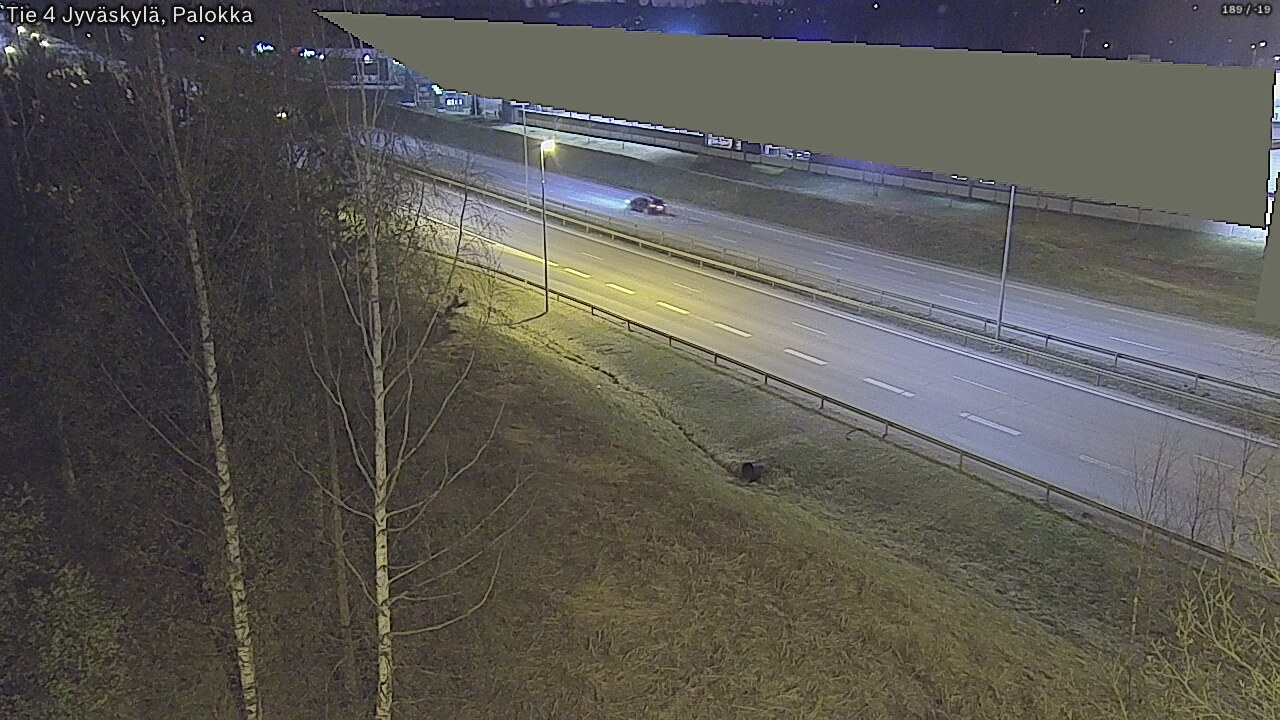 Weather Camera Image Väg 4 Jyväskylä, Palokka, Jyväskylä, Keski-Suomi