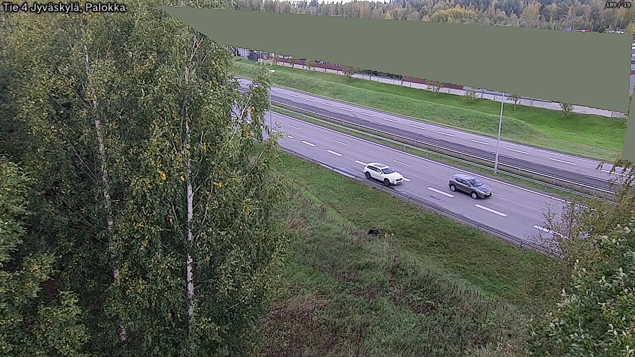 Weather Camera Image Road 4 Jyväskylä, Palokka, Jyväskylä, Keski-Suomi