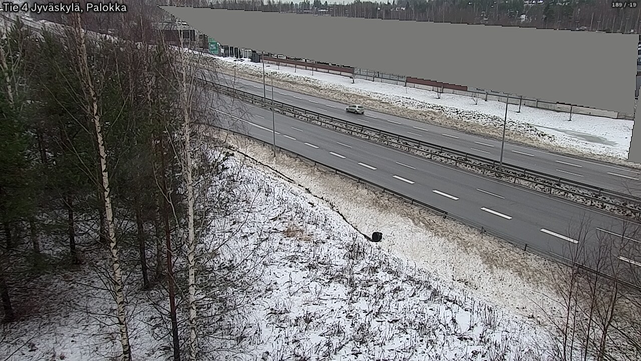 Weather Camera Image Väg 4 Jyväskylä, Palokka, Jyväskylä, Keski-Suomi