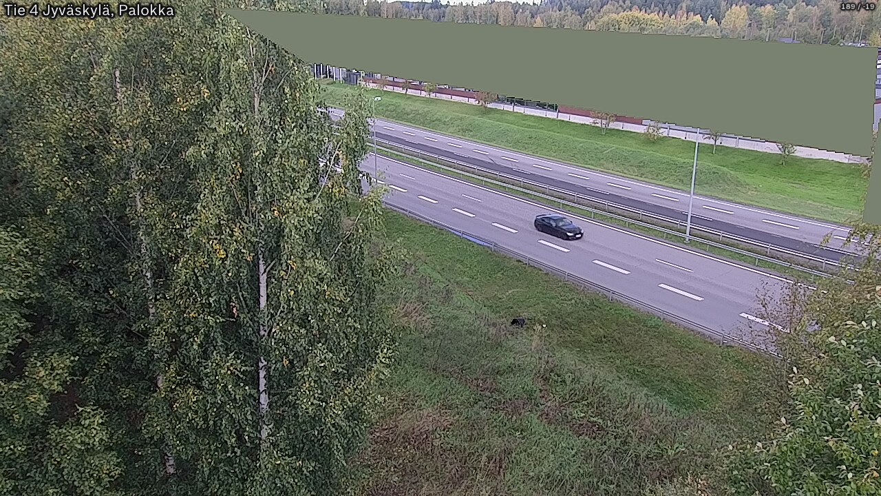 Weather Camera Image Road 4 Jyväskylä, Palokka, Jyväskylä, Keski-Suomi