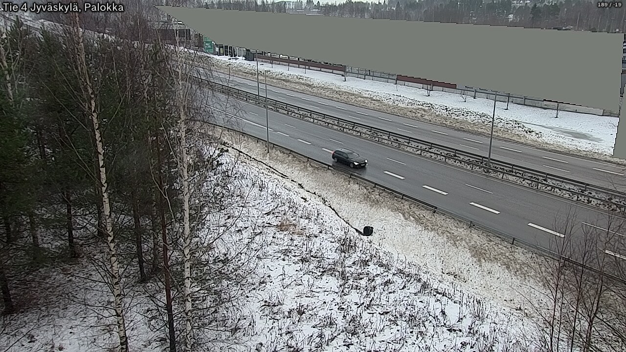 Weather Camera Image Väg 4 Jyväskylä, Palokka, Jyväskylä, Keski-Suomi