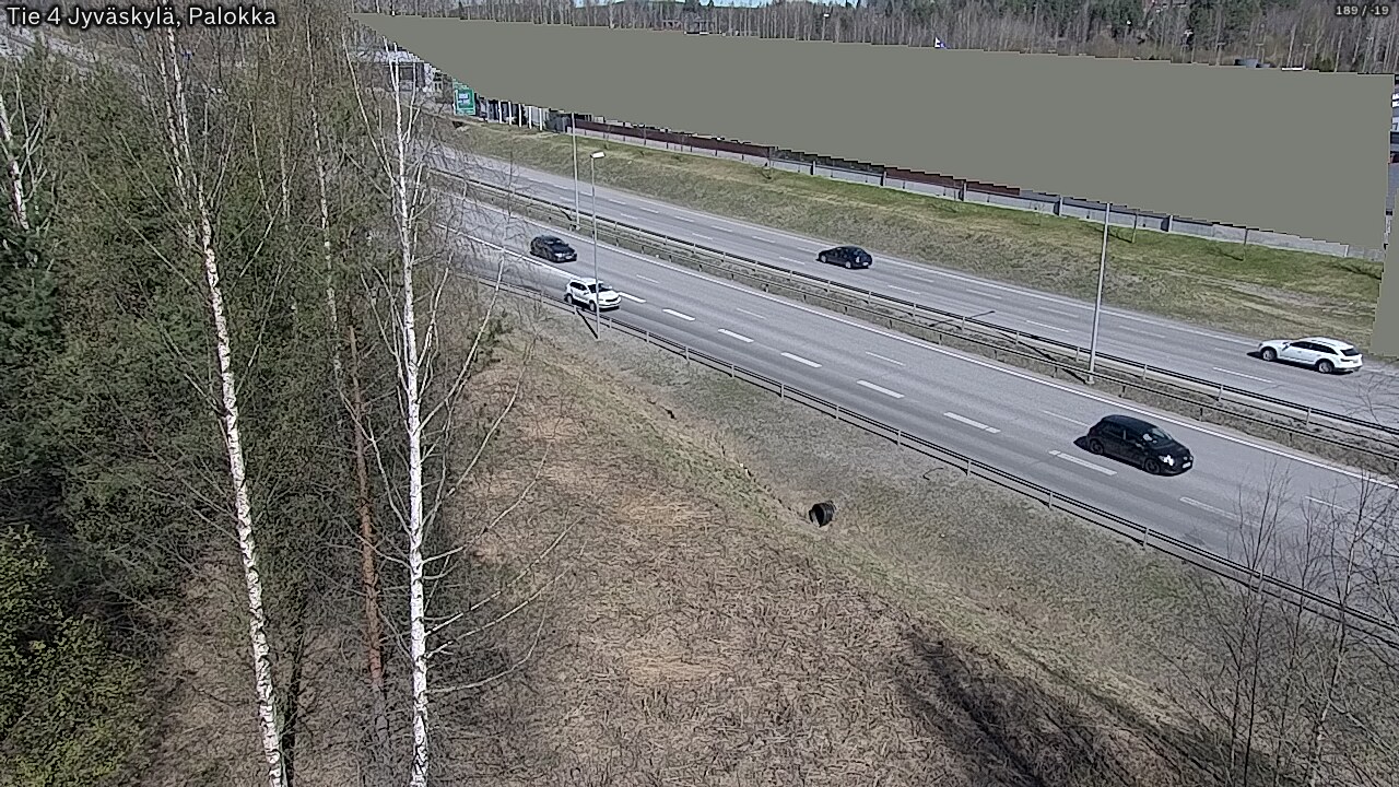 Weather Camera Image Väg 4 Jyväskylä, Palokka, Jyväskylä, Keski-Suomi