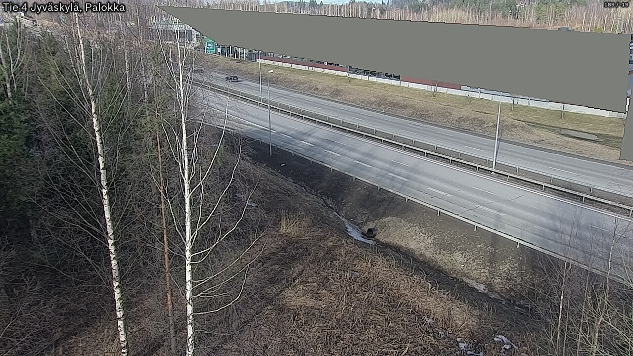 Weather Camera Image Road 4 Jyväskylä, Palokka, Jyväskylä, Keski-Suomi